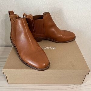 Madewell Ainsley Chelsea Boots Size 9 Brown